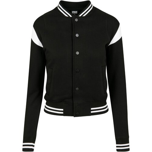 UC Ladies Women&amp;#039;s inset College Sweat Jacket blk/wht Slike