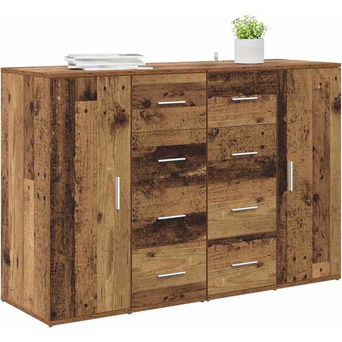  Komode s ladicama Corona 2 pcs Staro drvo 59 x 39 x 80 cm Slike