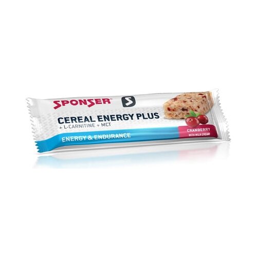 Sponser Sport Food Cereal Energy Plus Bar Cranberry Cene