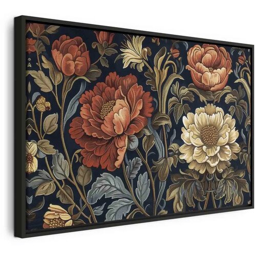  Slika - Tapestry Large Flowers Retro Floral Motif in Kilim Style 120x80 Cene