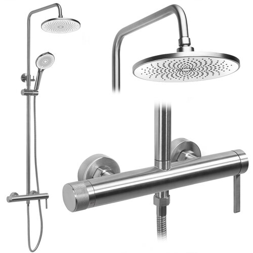 Rea Komplet za prhanje Rivo Brush Nickel Cene