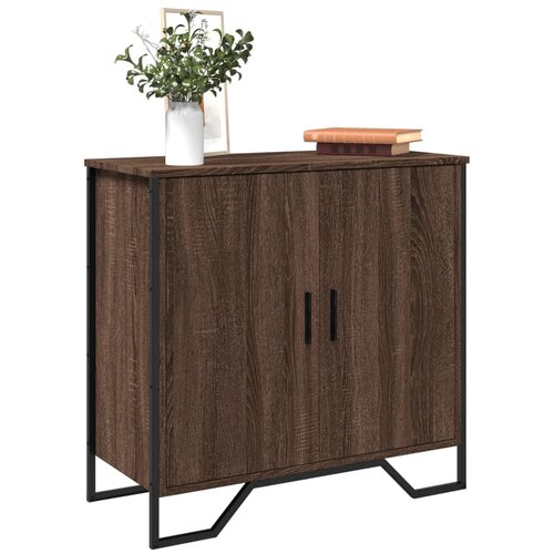 vidaXL Komoda rjav hrast 78x35,5x74,5 cm inženirski les Cene