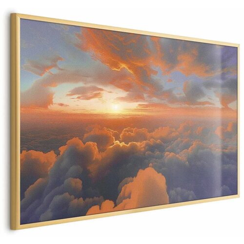  Plakat When Dawn Tickles the Clouds: A Color Show on the Morning Sky 30x21 Zlatni okvir Cijene