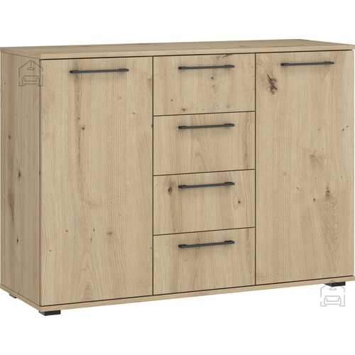 Halmar Komoda Flex KM-2 - artisan hrast Slike