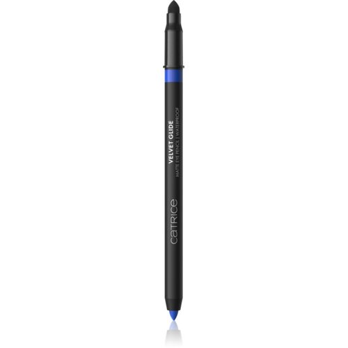 Catrice Velvet Glide vodoodporni svinčnik za oči z mat učinkom odtenek 050 Blue Pulse 1.4 g Slike