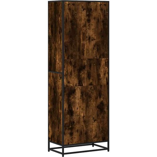 VidaXL Polica za knjige dimljeni hrast 60x35x170,5cm konstruirano drvo Slike
