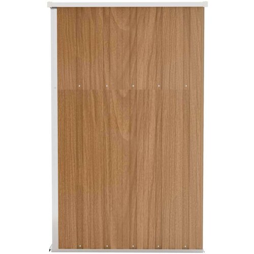 VidaXL Zidno vrtno spremi&amp;scaron;te smeđe 118 x 100 x 178 cm pocinčani čelik Slike