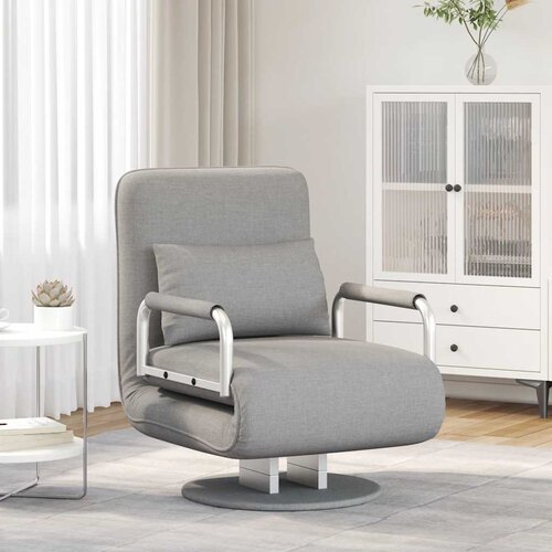  Okretna stolica sofa krevet od tkanine svjetlosivi Cijene
