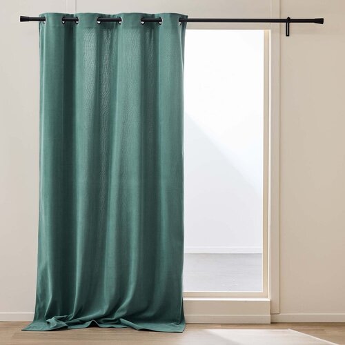 Douceur d intérieur Zelena termo izolacijska zavjesa od samta 140x260 cm Madison – Cijene