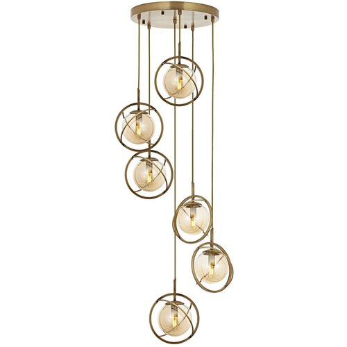Opviq Luster Av-1850-6Et, 140cm, 40 cm, 6xE14, Bronzane boje Cene