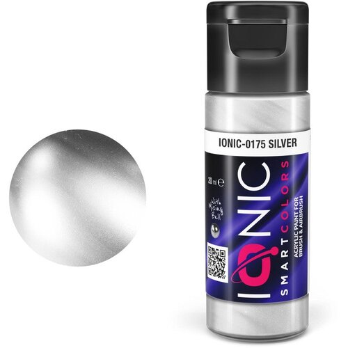 AMMO by MIG Jimenez AMMO Ionic Smart Colors Silver 20ml | Akrilna Boja za Minijature IONIC-0175 Cene