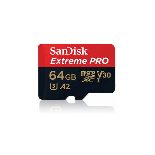 Sandisk memorijska kartica sdxc 64GB micro extreme pro 170MB/s A2 +sd adapter Slike