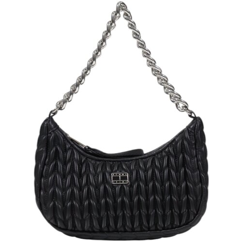 Tommy Hilfiger Torbe TJW ICONIC SHOULDER QUILTED AW0AW17302 Črna Slike