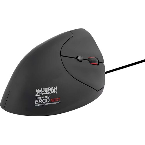 Oem URBAN FACTORY, Ergonomska žična navpična mi&scaron;ka za desničarje 1200 do 3600 DPI, Črna, (5000185054) Cene