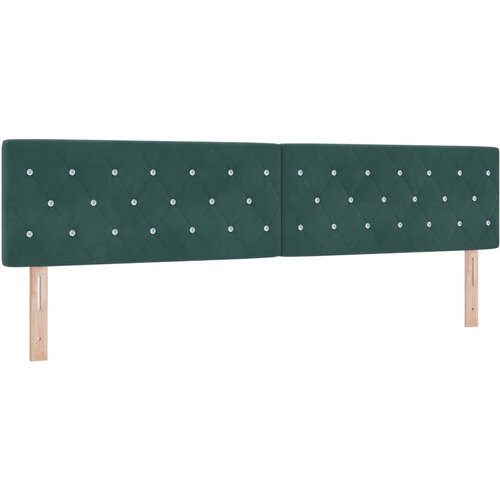  Krevet s opruga kutije Tamnozelena 200 x 200 cm Bar&amp;scaron;un Slike