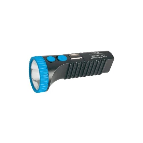 AccuLux LED žepna svetilka PowerLux akumulatorska 215 g črna-Blau, (20460637) Cene