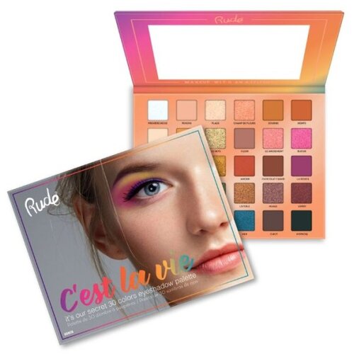 Rude Cosmetics paleta senki za oči c' est la vie Slike