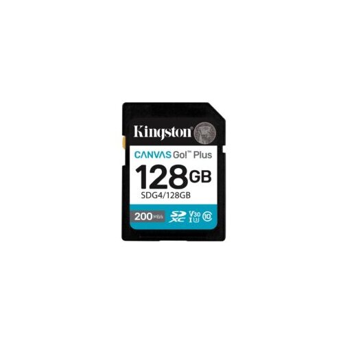 Kingston SD 128GB CanvasGoPlusSDXC,r/w:200/160MB/s Slike