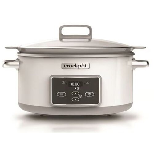 Crock-Pot CSC026 električni lonac za lagano kuvanje 5 L Srebrno, Belo Cene