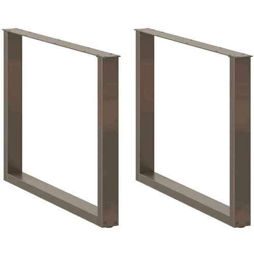  Noge za jedilno mizo U-oblika 3 kosa 100x(72-73) cm jeklo, (21828604) Slike