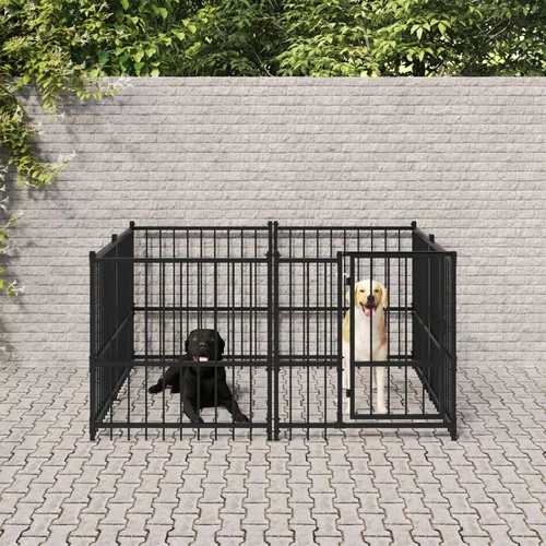  vanjski kavez za pse čelični 3,75 m²