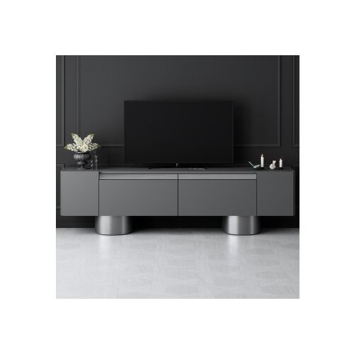Hanah home tv polica bohem anthracite silver Slike