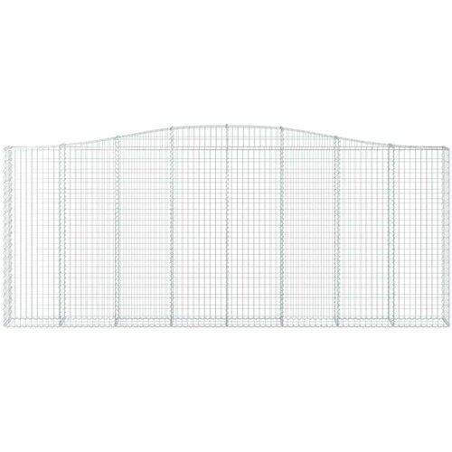  Gabionska košara s lukom 400x30x160/180 cm pocinčano željezo Cene