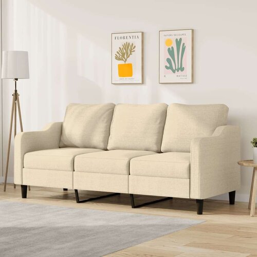  Trosjed od tkanine krem 180 cm Slike