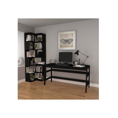 Hanah home Bookshelf CPT4808-19255x192x27 cm, Smeđa Cijene