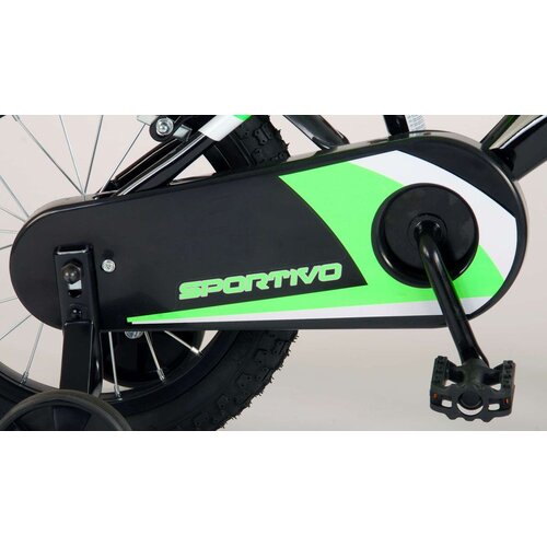  Dječji bicikl Volare Sportivo 14&amp;quot; s dvije ručne kočnice neon zeleni Slike