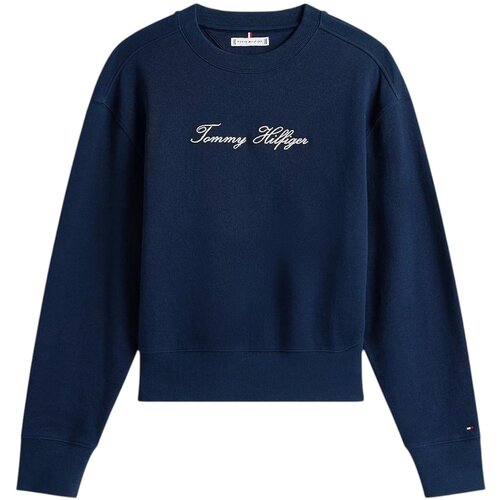 Tommy Hilfiger Puloverji LUREX SCRIPT REG SWT WW0WW47159 Modra Cene