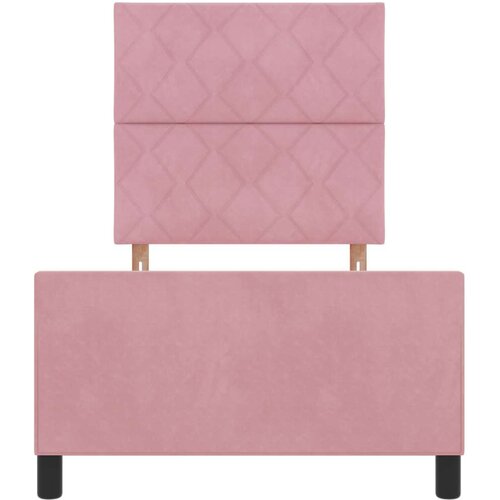 VidaXL Krevet od pink bar&amp;scaron;una 100x200 cm Slike