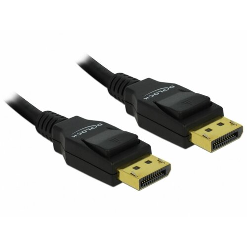 Delock displayport kabel 1m 4K 60Hz 20-pin povezan črn 82423 Slike