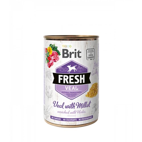 Brit Fresh Veal with Millet - vlažna hrana za pse sa teletinom i prosom (400g) Cene
