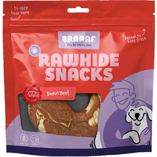  Braaaf Donut govedina s bakalarom &amp;oslash; 10-12 cm (1 komad, cca 120 g) Slike