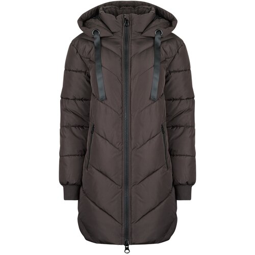 JDY Puhovke JDYSKYLAR PADDED HOOD JACKET OTW Kostanjeva Slike