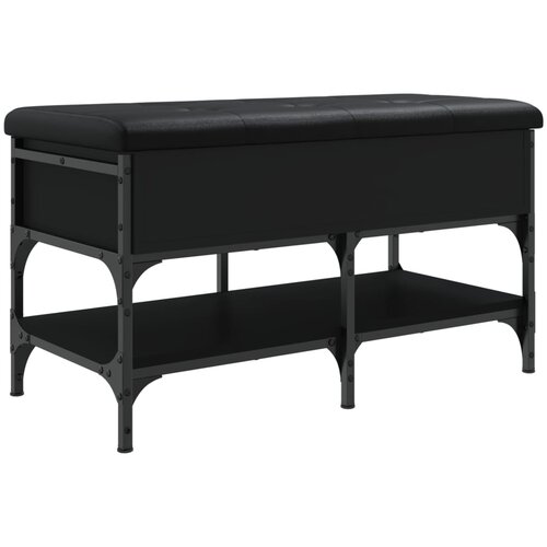 Maison Chic Klop za čevlje - Sedež za čevlje črna 82x42x45 cm inženirski les, (21776669) Slike