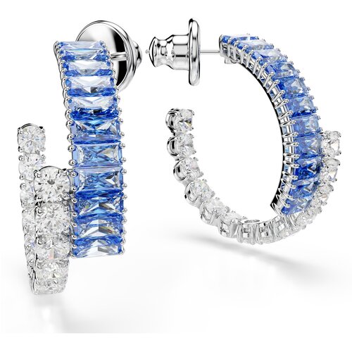Swarovski Uhani modra / transparentna Slike