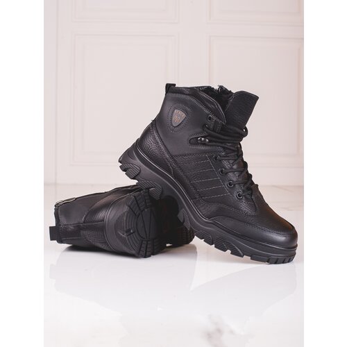 SHELOVET Black winter boots for men Slike