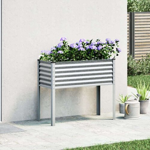 VidaXL Vrtna sadilica 100x41x90 cm od pocinčanog čelika Slike