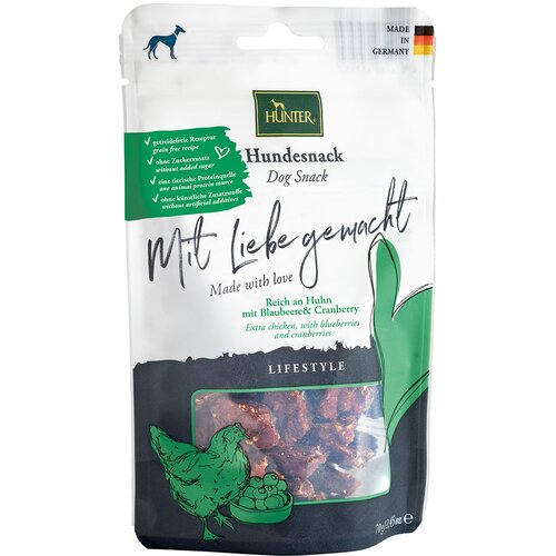 Hunter Lifestyle Snacks Mit Liebe gemacht - Varčno pakiranje: 2 x 70 g Cijene