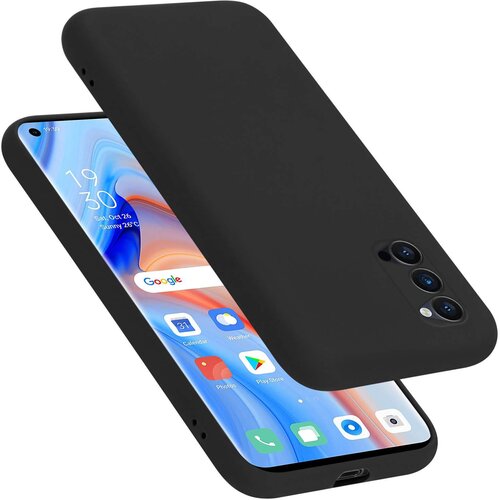 Cadorabo Ohišje je združljivo z Oppo Reno4 PRO in tekoča črna barva - Zaščitni ovitek iz prožnega silikona TPU, (20859941) Cene