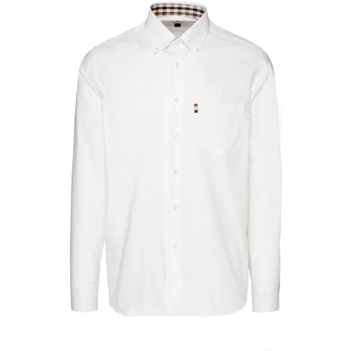 Aquascutum ACTIVE TAILOR LIGHT SHIRT AA_A004_SH002 Bijela