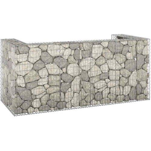  Gabionski zid za kante od pocinčanog čelika 254 x 100 x 110 cm Cijene