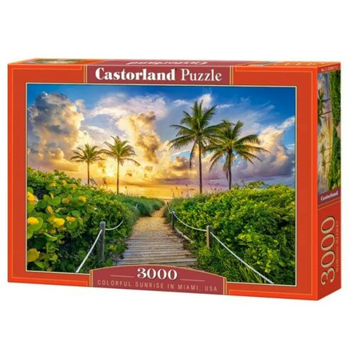 Castorland puzzle od 3000 delova Colorful Sunrise In Miami C-300617-2 Slike