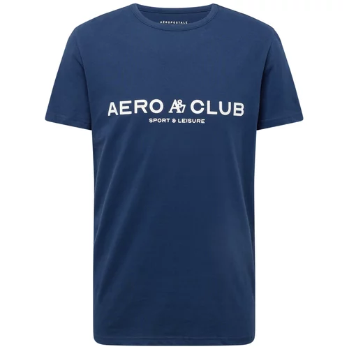 AÉROPOSTALE Majica 'CLUB' mornarsko plava / prljavo bijela