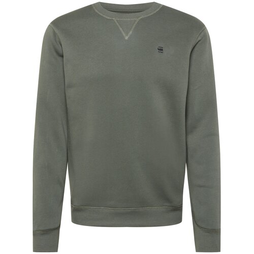 G-star Raw Sweater majica &amp;#039;Premium Core&amp;#039; kameno siva / crna Slike