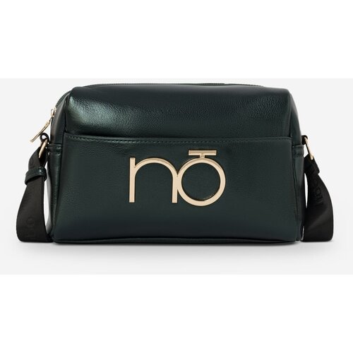 Kesi NOBO Leather Handbag Dark Green Slike