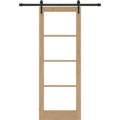 vidaXL drsna vrata s kompletom strojne opreme 'ORKDAL'78x211 cm Cene