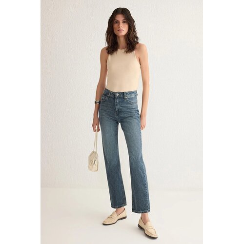 TRENDYOLMILLA ženske pantalone Twoss25Je00106, Plava Cene